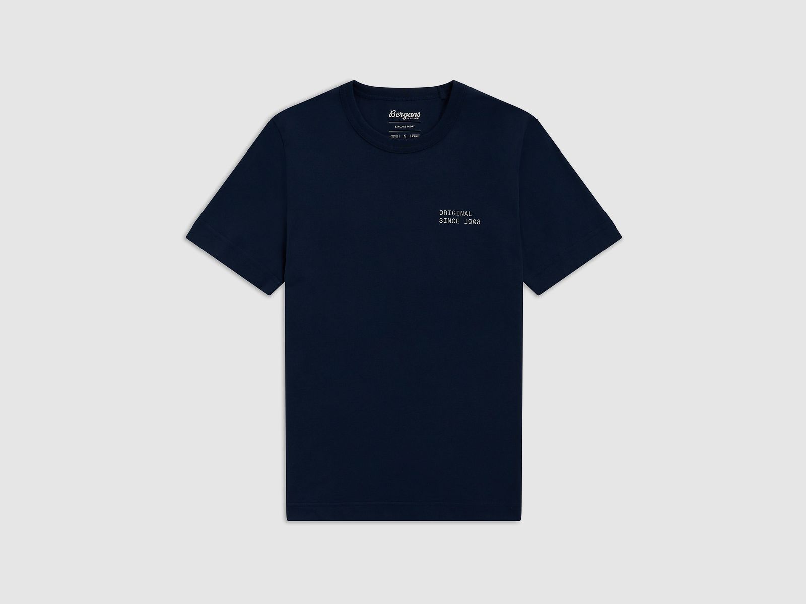 Bergans Original Cotton T-Shirt Women Navy Blue XL