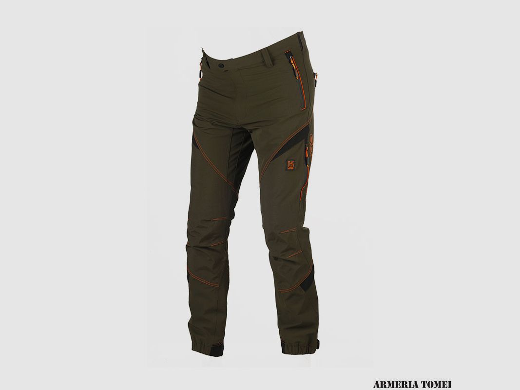 Broek – UNIVERS CANAZEI U-TEX Groen/Oranje, afbeelding 3 van 4