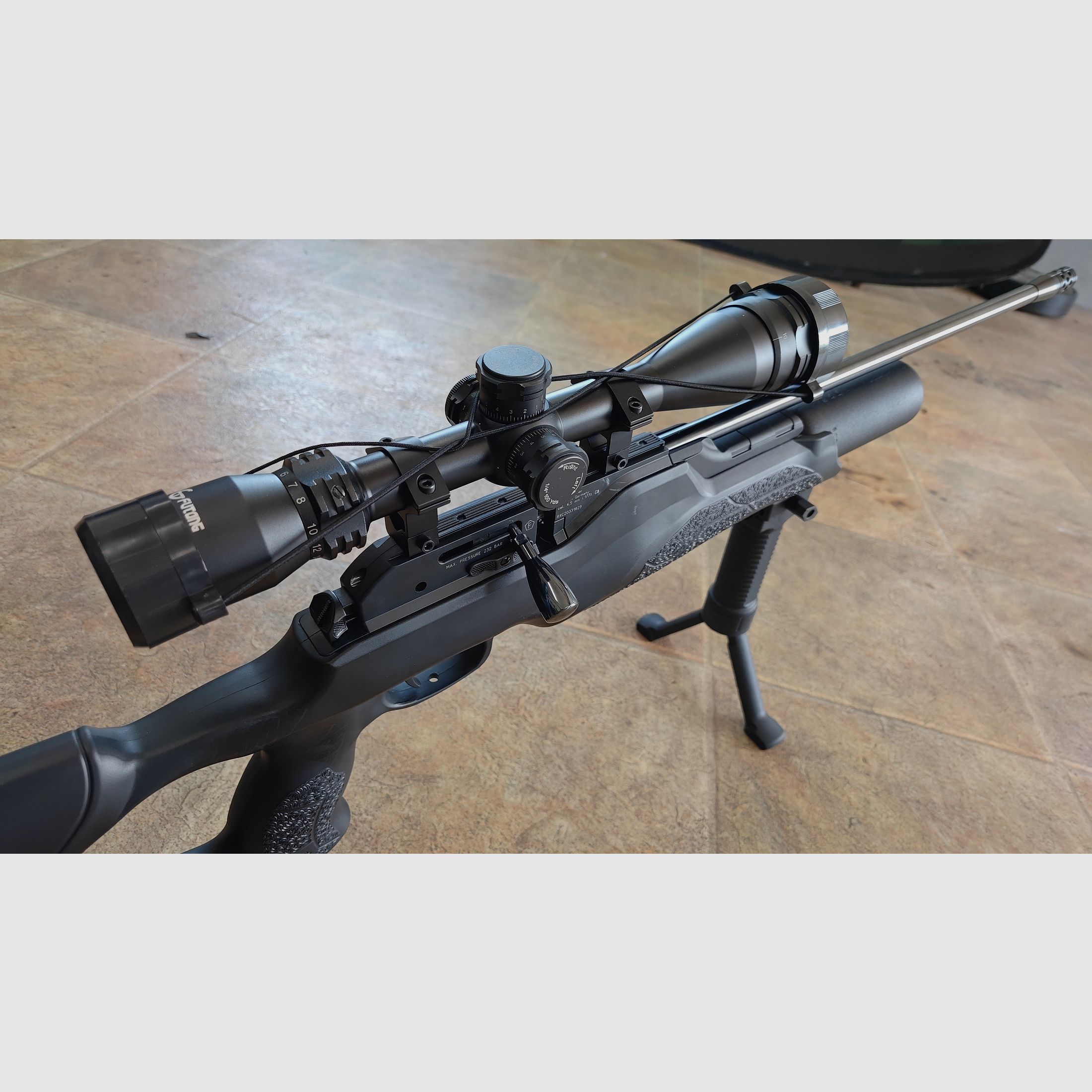 Walther Rotex RM8 Varmint 4.5mm Pressluftgewehr SET