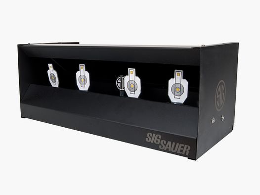 SIG SAUER Kugelfang mit 4 Klappzielen - Druckluft