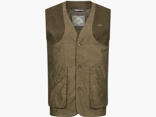 Herren VINTAGE Wing Weste Dunkelbraun Mélange Dunkelbraun Mélange XXL