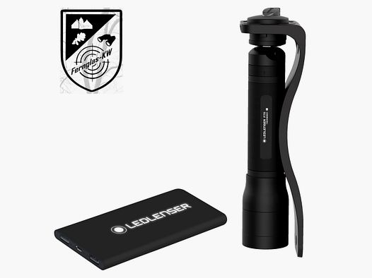 Torcia LED Ledlenser P7R con Powerbank 502047