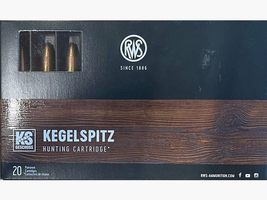 RWS Kegelspitz .30-06Spring. 150grs - 20 shots