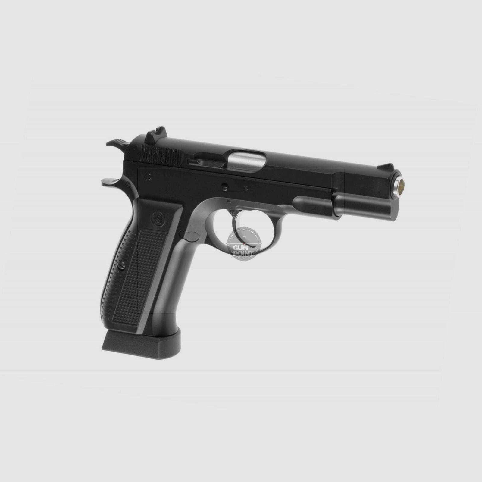 Softair - Pistole - KJ Works KP-09 Full Metal Co2-Schwarz - ab 18, ber 0,5 Joule
