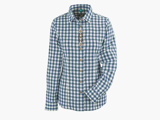 OS-Trachten Lange Mouw Blouse Flanel
