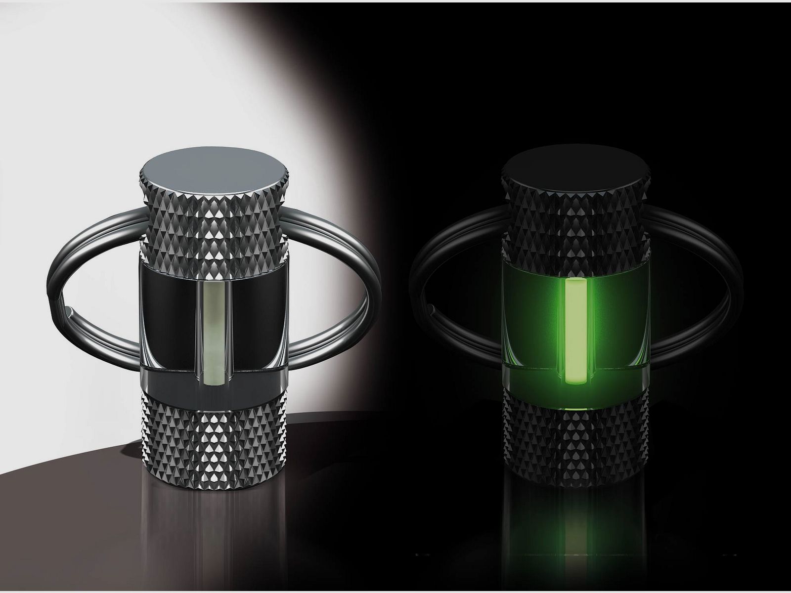 trigalight llavero, verde