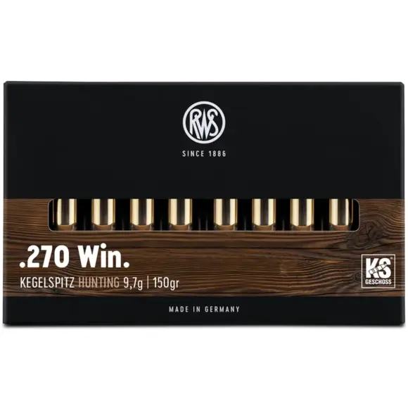 Jagdbüchsenpatronen RWS Kaliber 270WIN KS