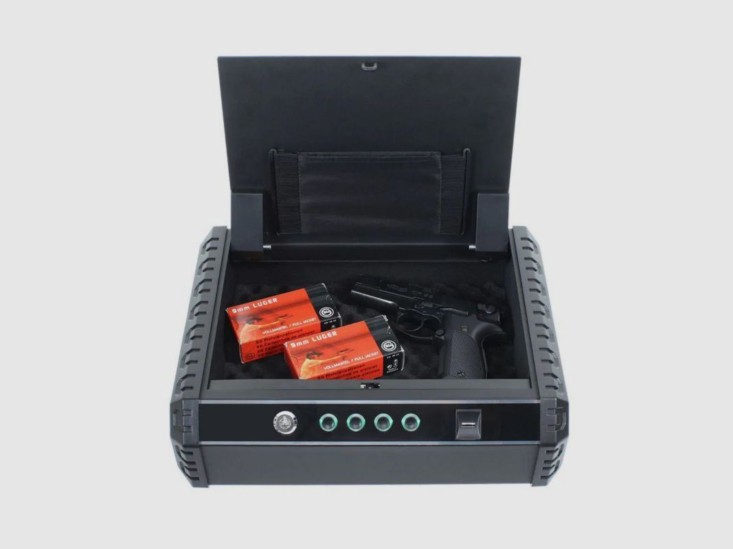 Rottner Pistolenkassette Gunmaster XL Fingerprintschloss schwarz, Bild 4 von 18
