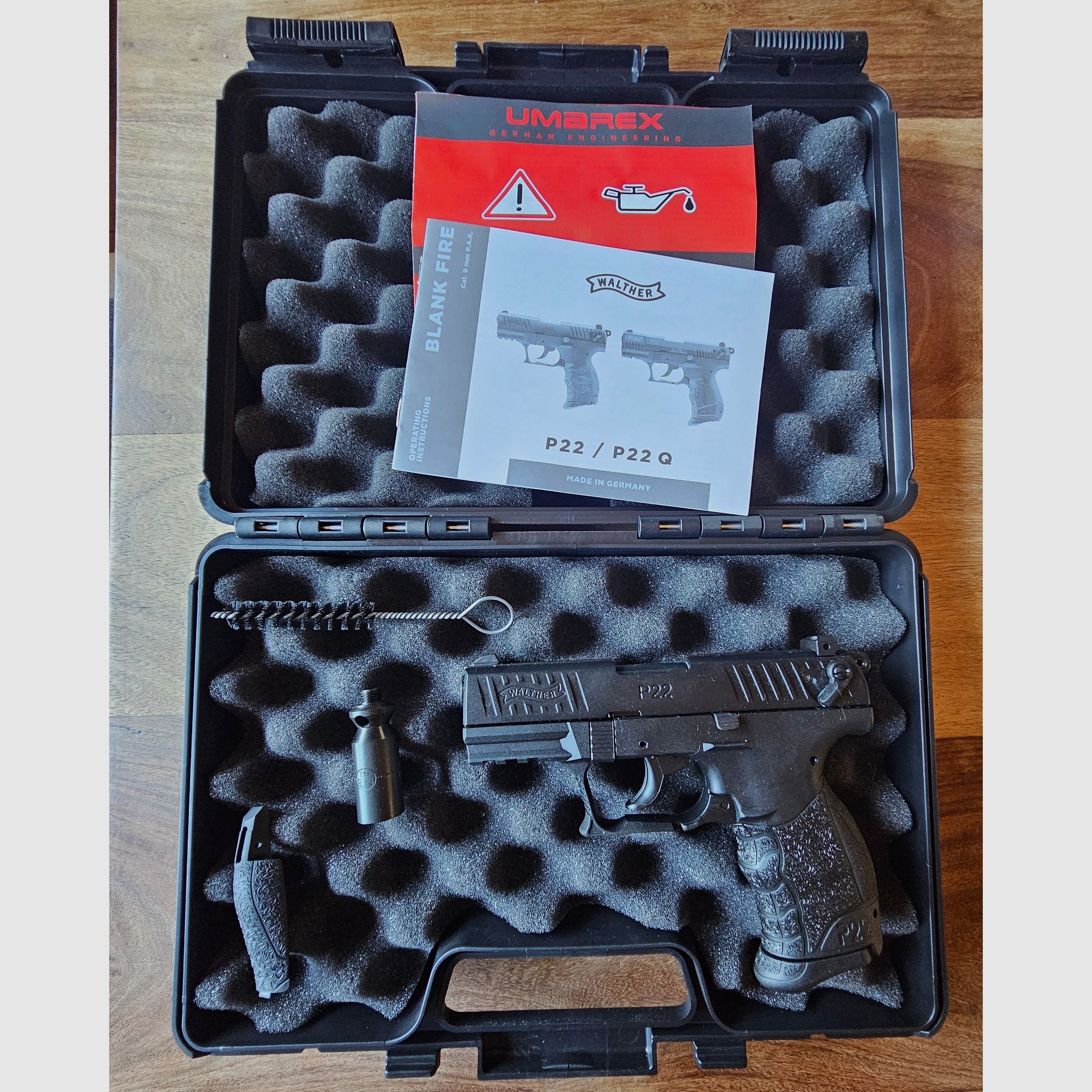 Walther P22Q  Schreckschuss cal. 9mm PAK