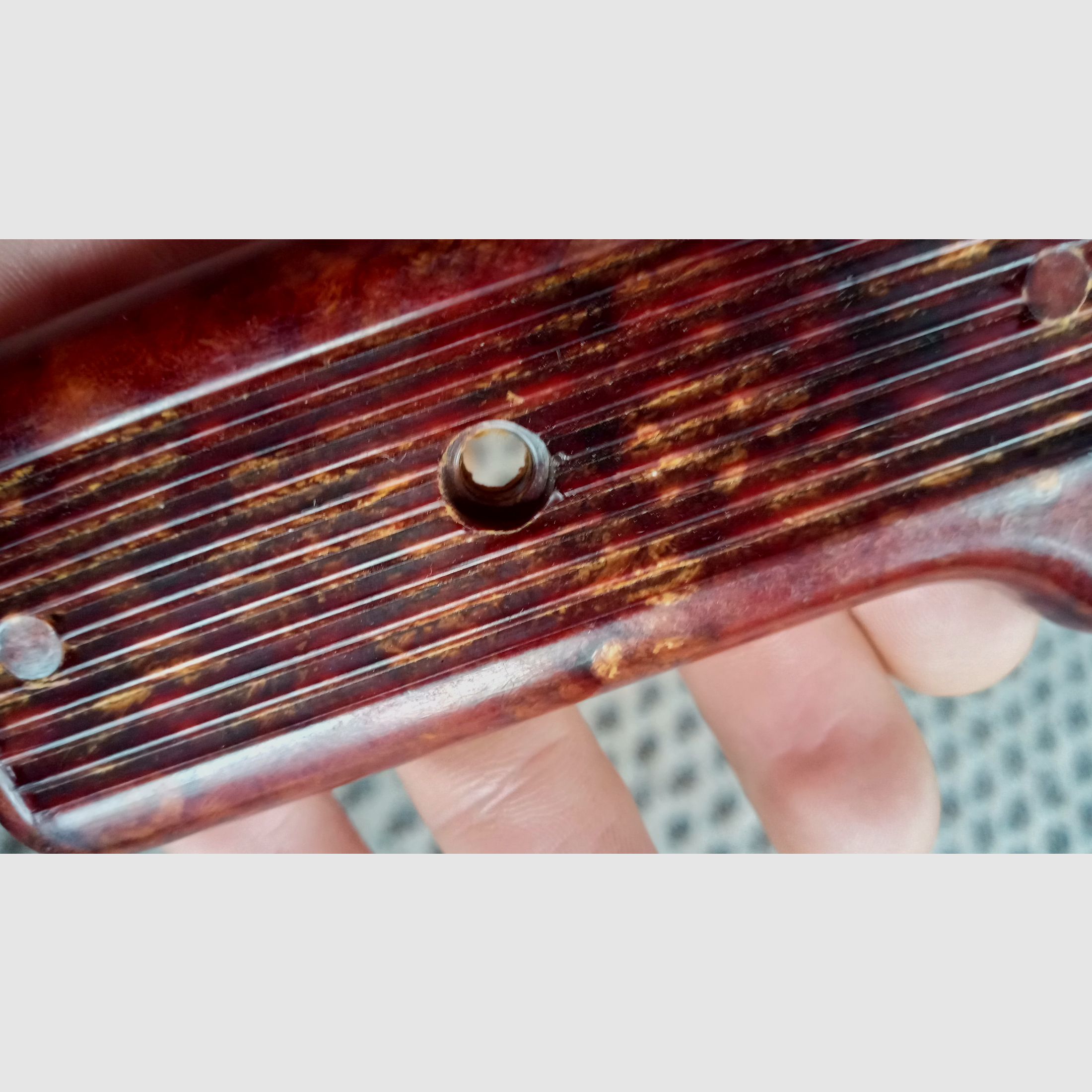 Maniglie posteriori RPG-7 in bakelite del 1971 appartenenti insieme