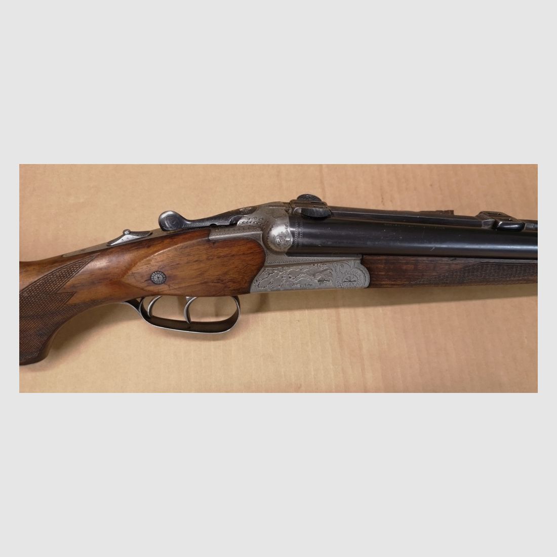 Wiertnica Merkel 8x57 JRS 16/70 16/70 z montażem Suhler i lunetą Zeiss
