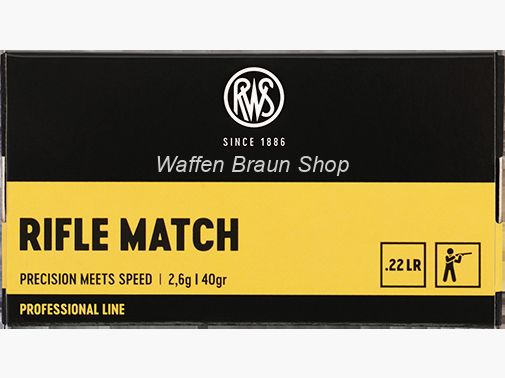 RWS .22 l.r. RIFLE MATCH* 50 Stück