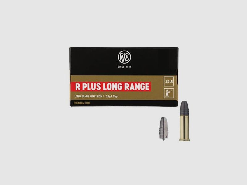 RWS KK-Munition .22lr R PLUS Long Range 50 Stk