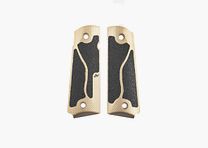 Lunghe impugnature in ottone 1911 - modello X3D - TONI SYSTEM / Long brass grips 1911 - modello X3D - TONI SYSTEM * CODICE ARTICOLO GO19113DL-BR