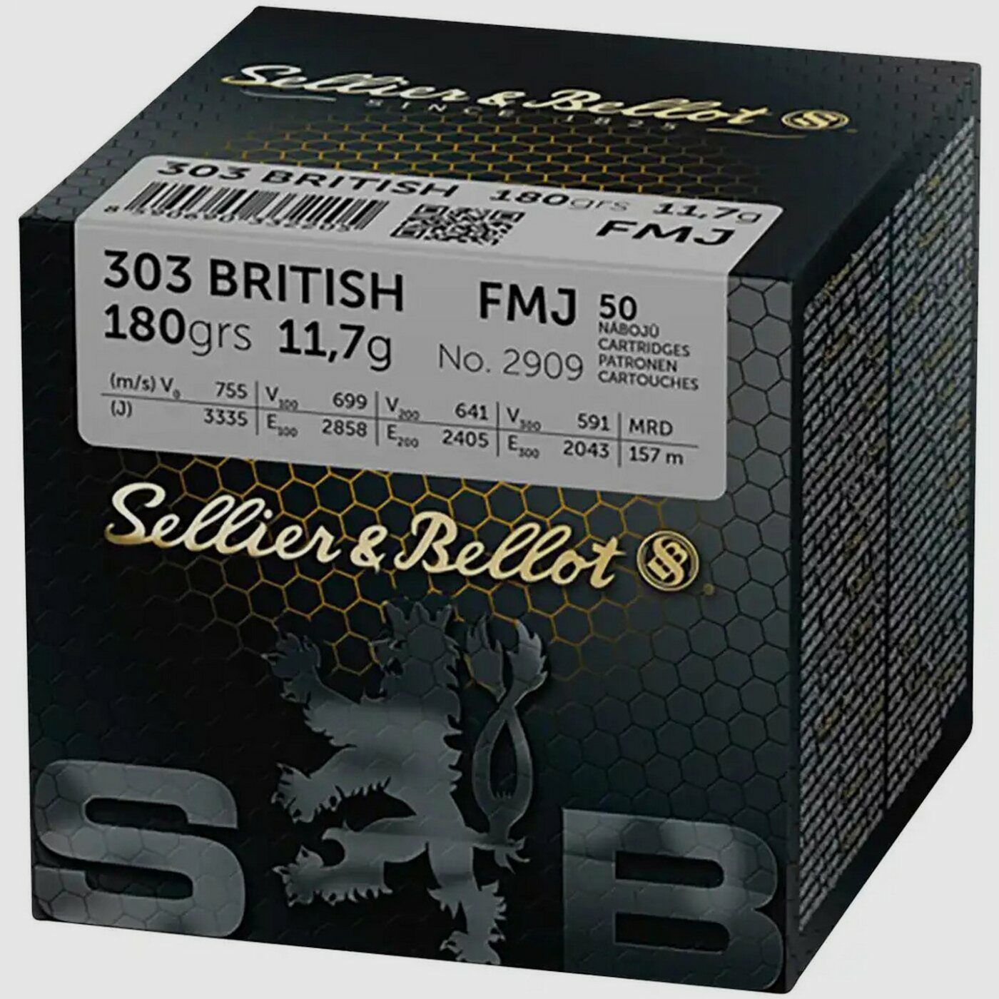 Sellier & Bellot .303 Brit FMJ 180grs / 11,7g