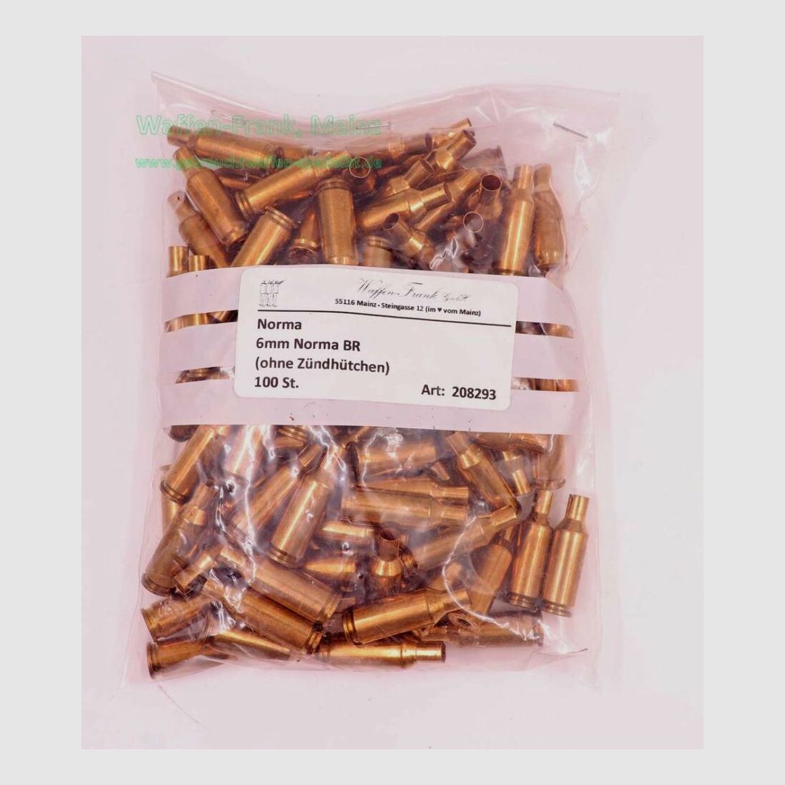 Norme des douilles d'armes à feu