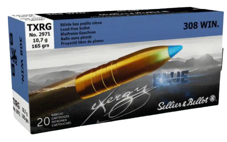Sellier & Bellot .308 Win. tipped eXergy blue 10,7g/165grs.