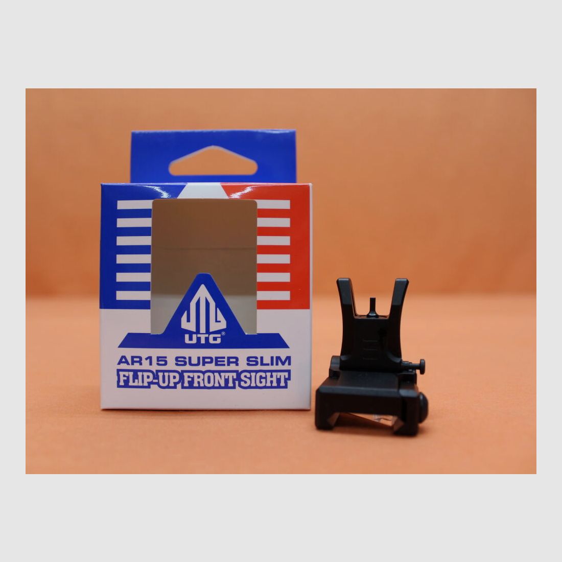 UTG - Leapers UTG Flip-Up Voor Sight Lage Profiel (MNT-755) Tactische Handguard Bevestiging/ Klappkorn voor Picatinnyprofiel