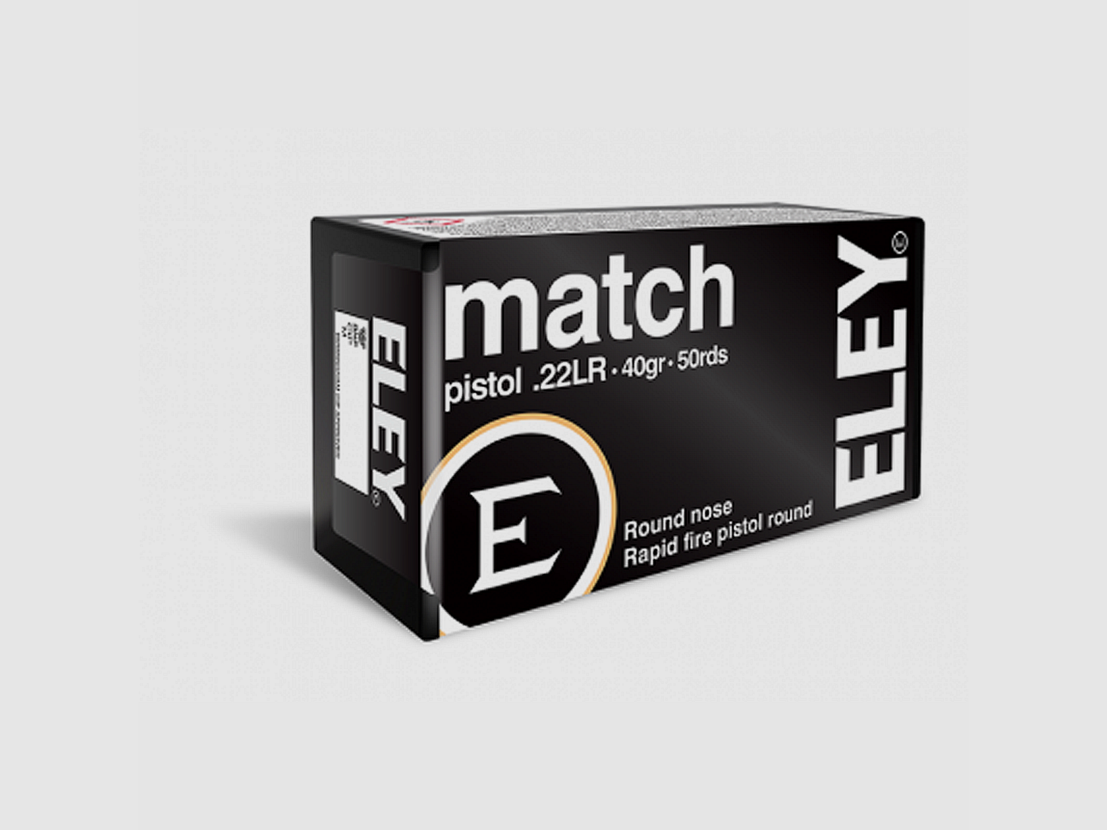 Eley .22 LR 2,6g Round Nose Match Pistol 50pcs.