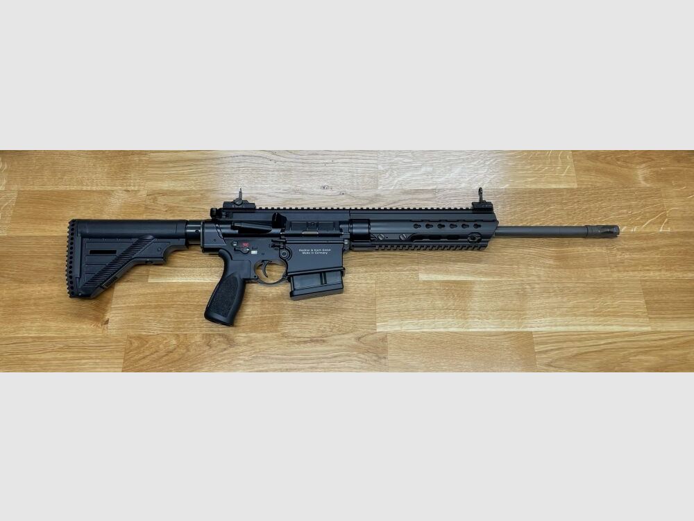 Heckler & Koch MR308 A3 16,5" - halfautomatisch geweer .308 Win. HK MR308 A3 kleur zwart - H&K MR 308 A3 - civiele versie van de H&K 417