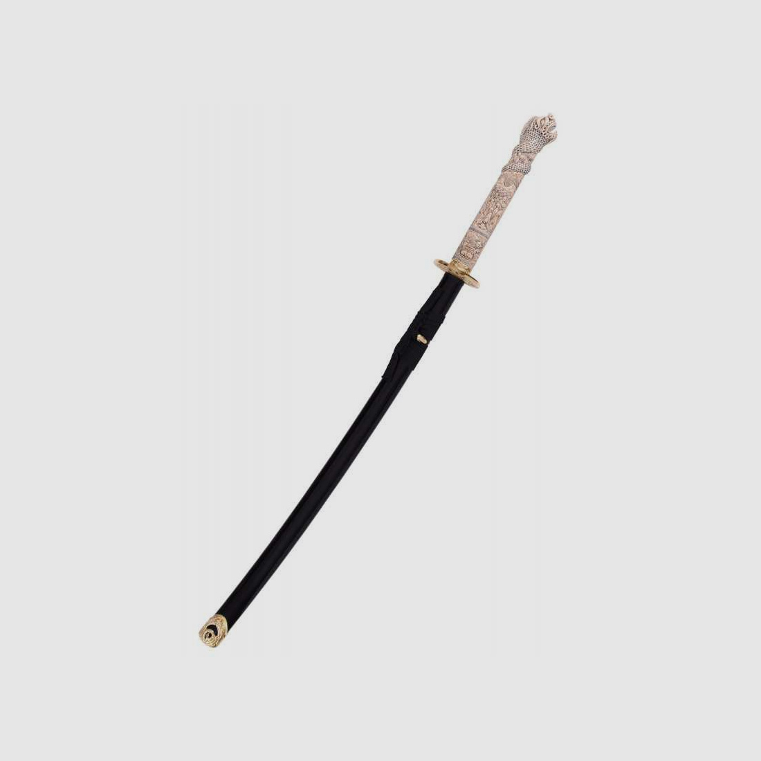 Lizensiertes Katana Schwert des Connor MacLeod aus dem Film Highlander, schwarz, Marto