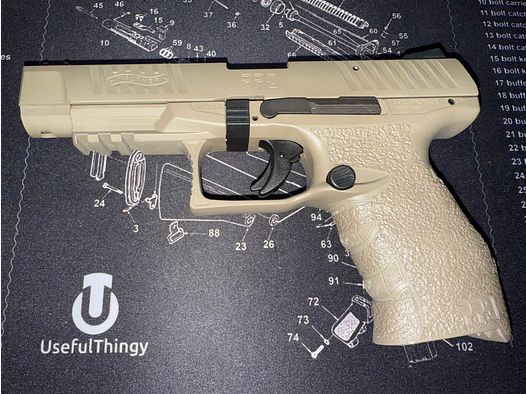 WALTHER PPQ 5” .22 LR FDE mit 4 Magazinen