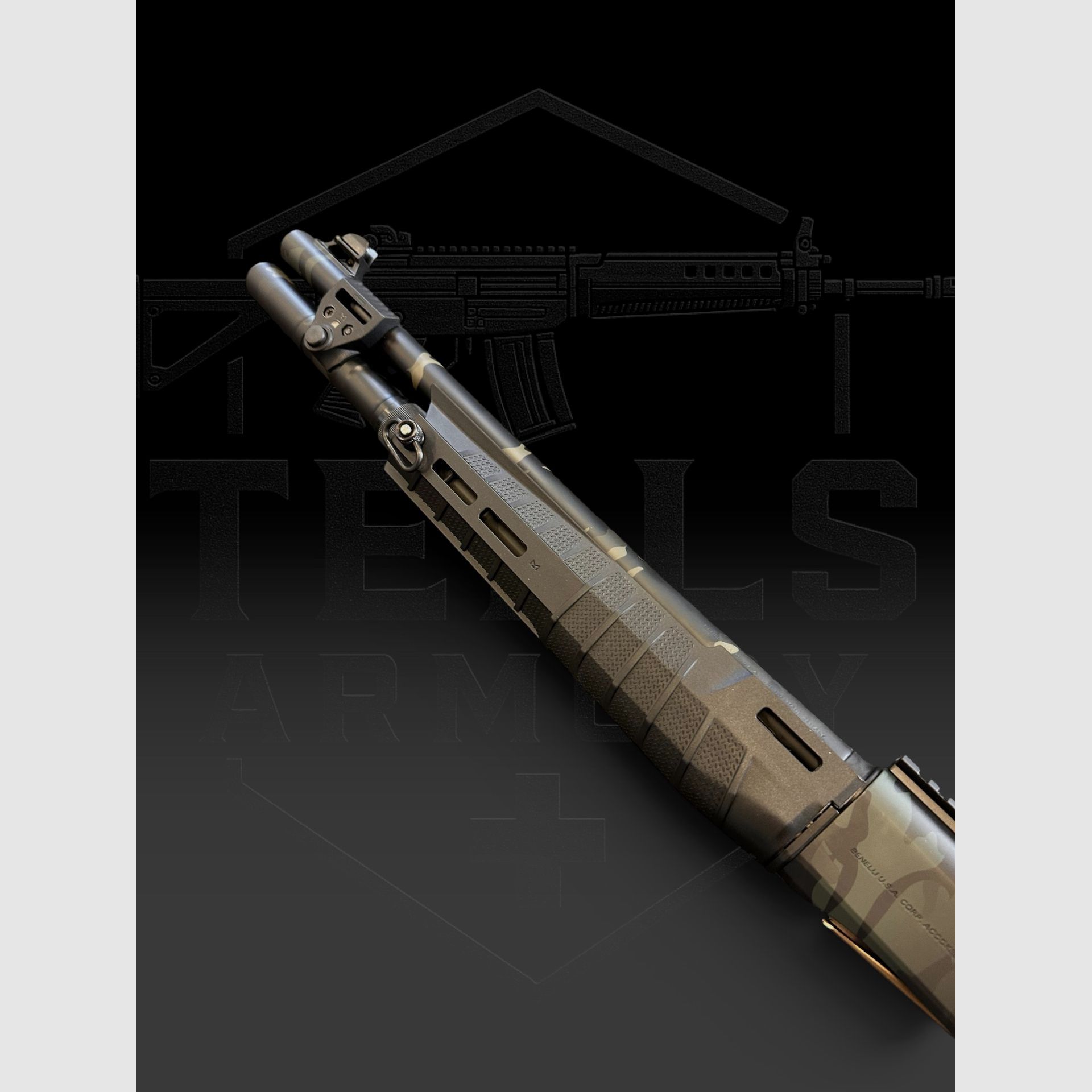 BENELLI, M2-G1 12/76 fusil semi-automatique, Multicam Black., image 4 sur 6