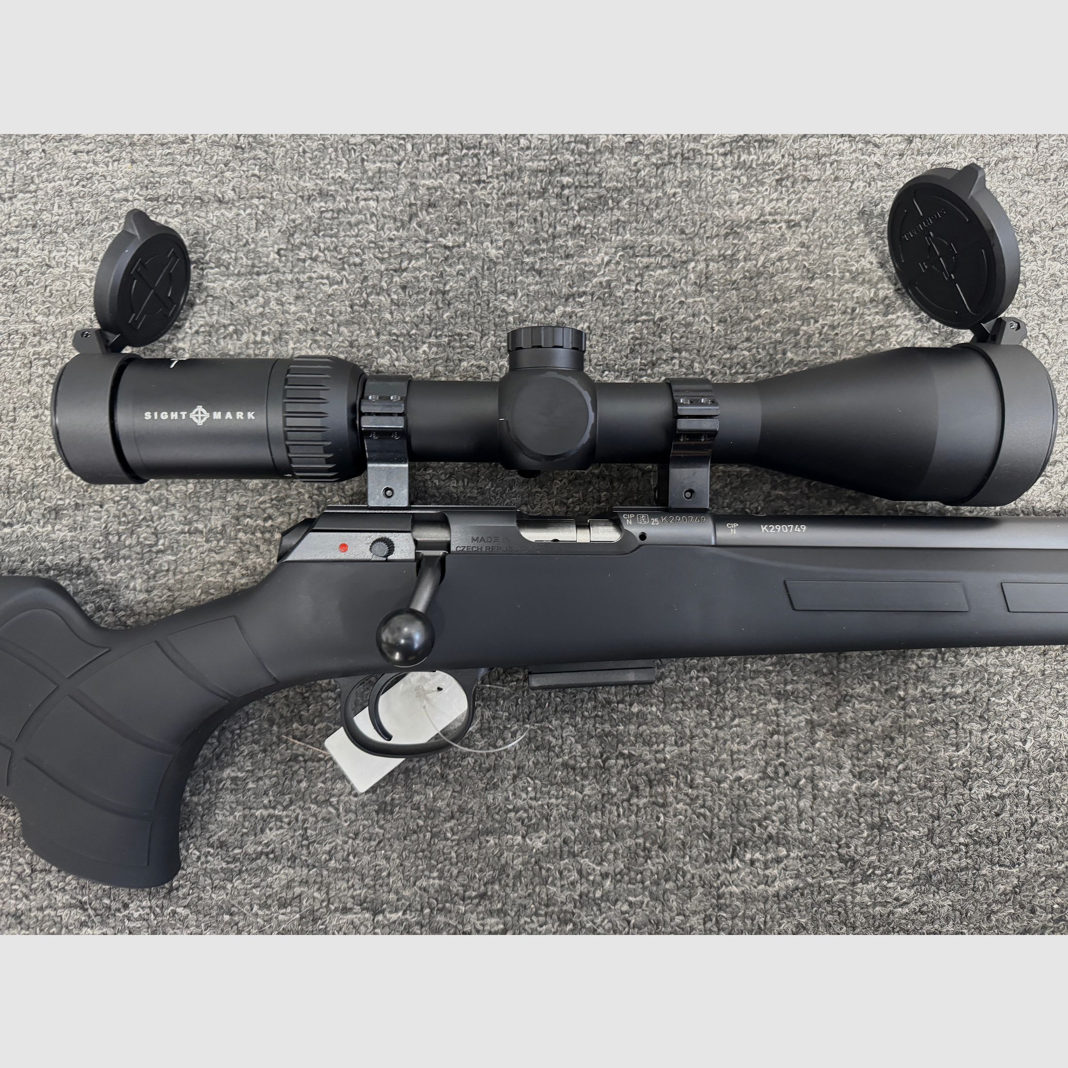 <CZ 457 Synthetic .17 HMR Neuwaffe +  3-9x50 LP>