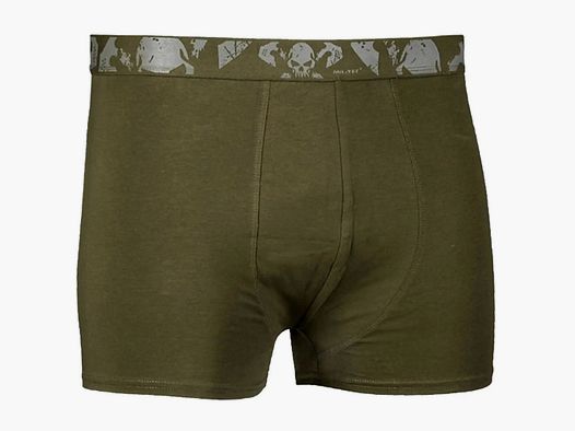 Mil-Tec Boxers Skull - Noir / S Hommes