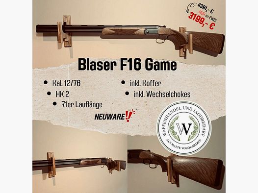 Blaser F 16 Game