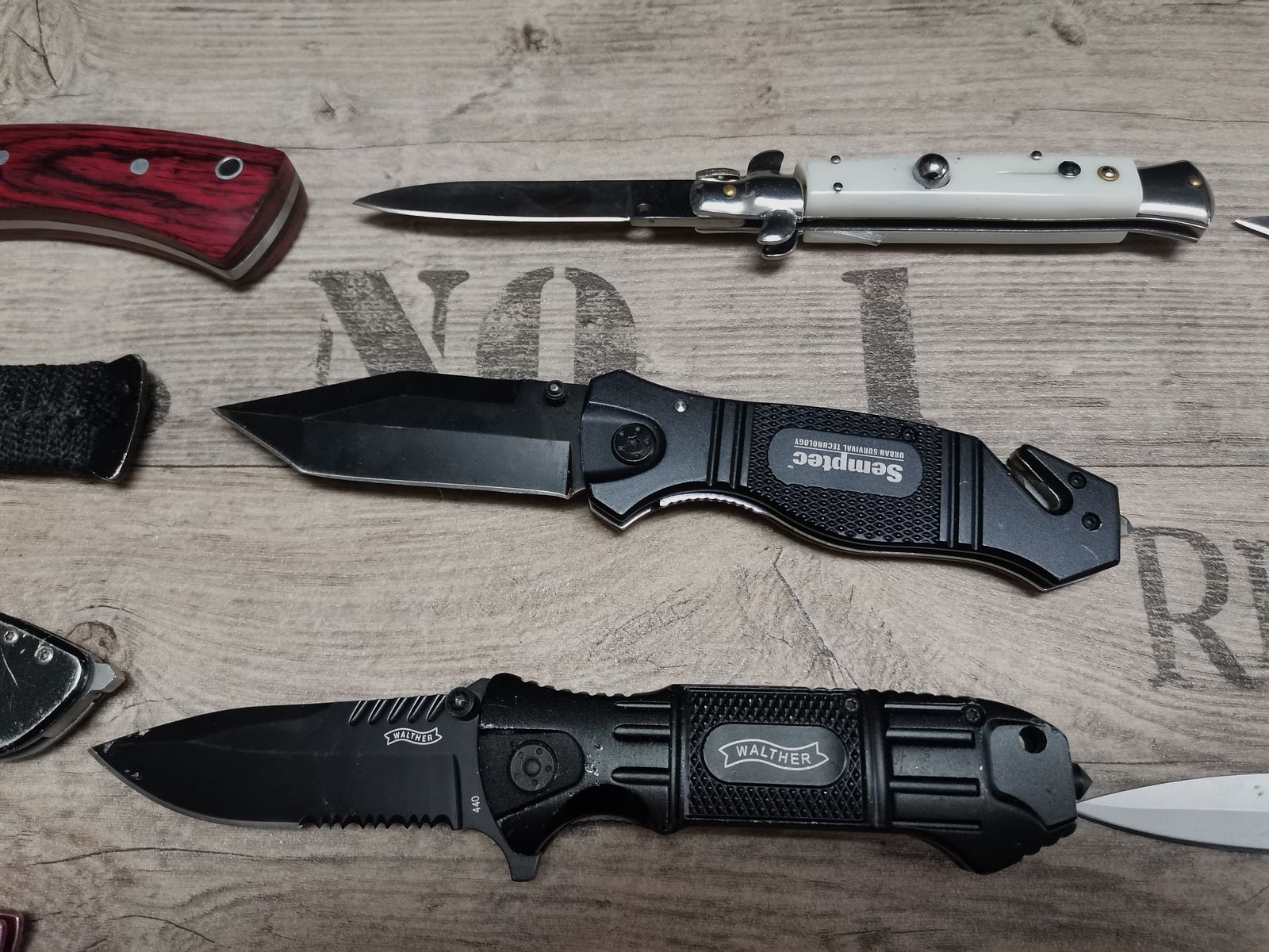 Messer Konvolut Böker Haller Walther Herbertz etc.  Einhandmesser Dolch Springmesser