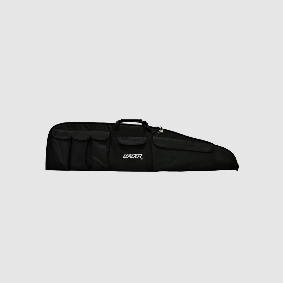 Leader Gewehrfutteral, 120 x 28 cm, schwarz, Polyester, mit 2 Seiten- und 3 Magazintaschen