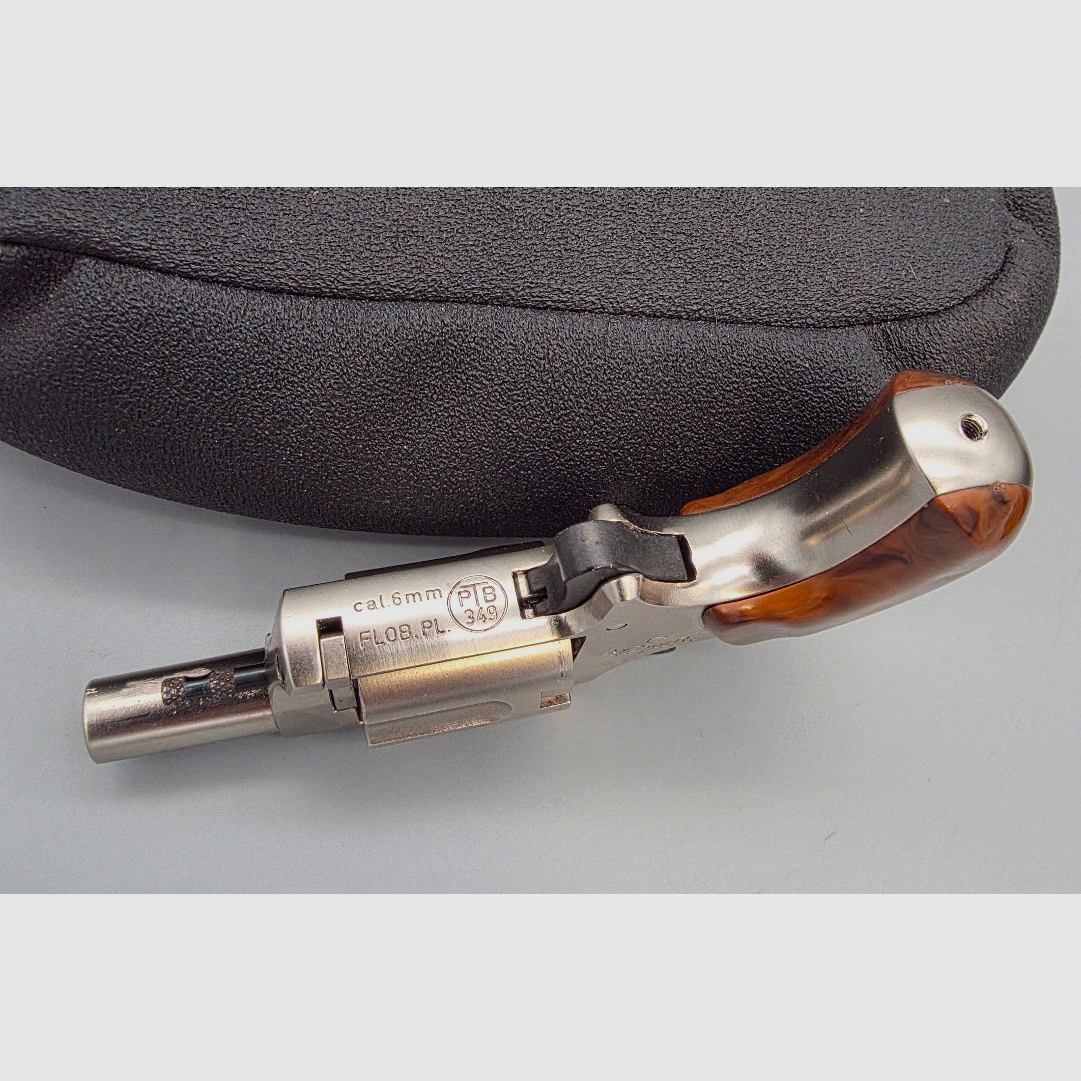 Röhm Little Joe met ceintuurgesp cal. 6mm Flobert in OVP PTB 349