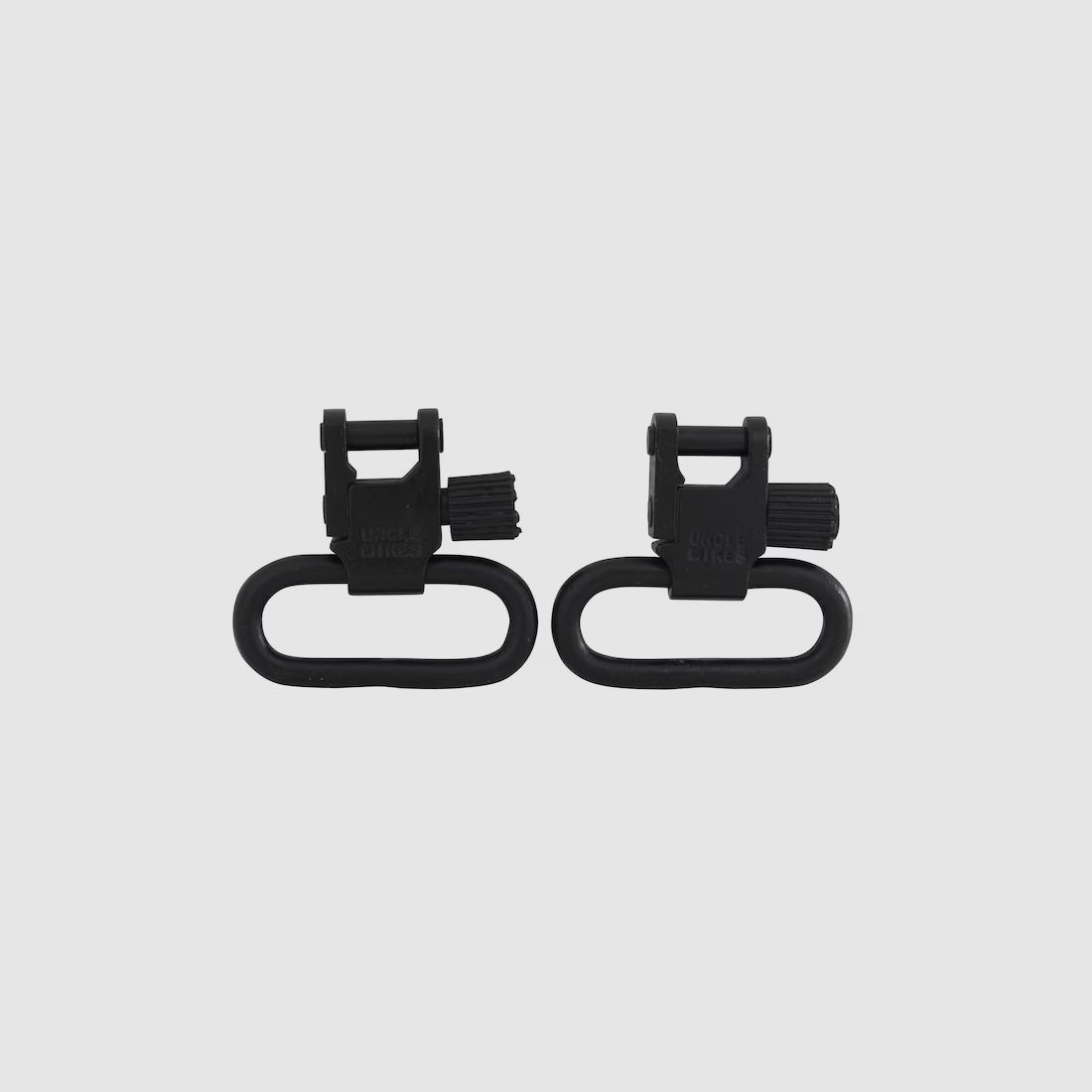 Uncle Mike's QD Super Sling Swivel / Riemenbügel Set Schwarz 2 Stück