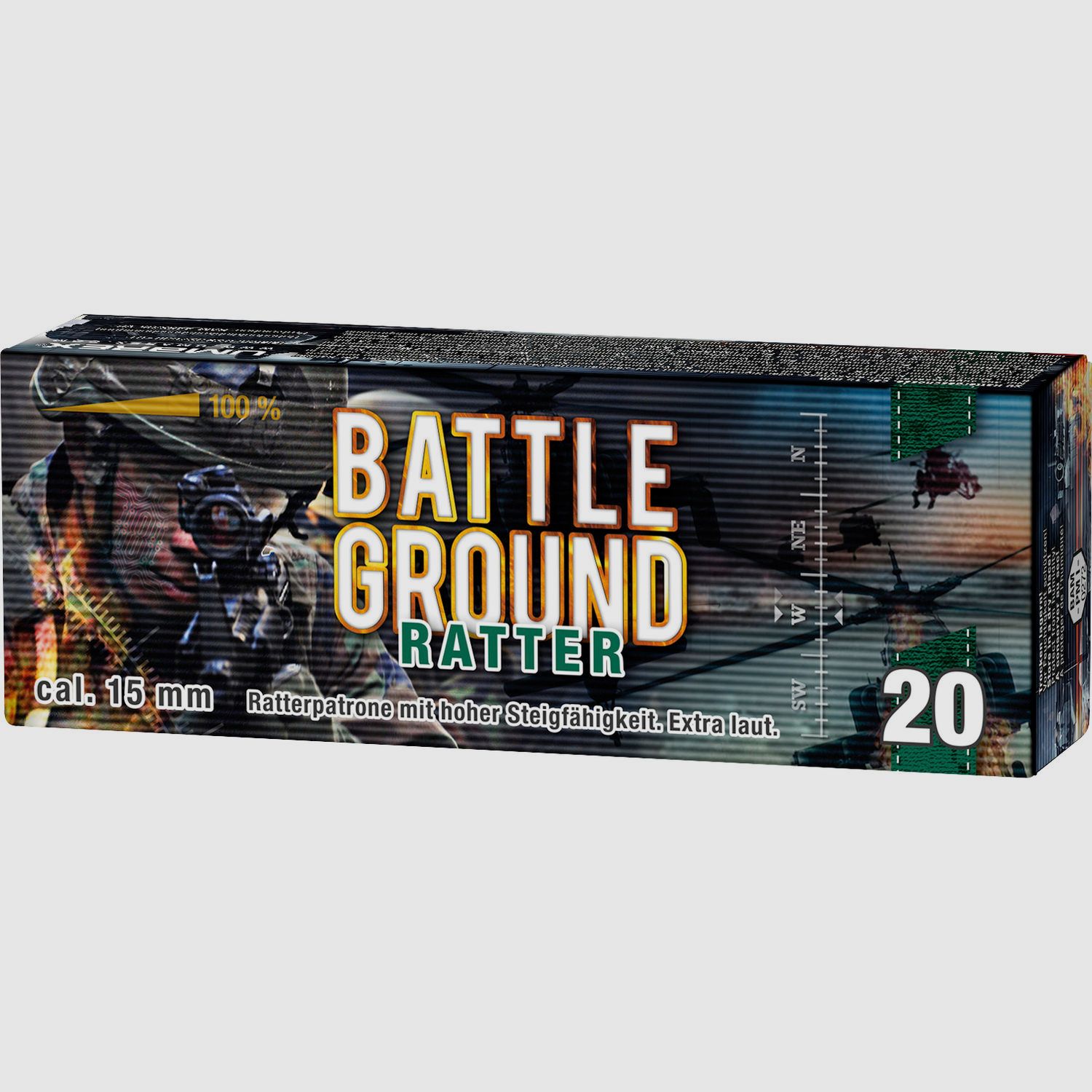 Umarex Signalfeuerwerk Battle Ground Ratter, 20 Schuss