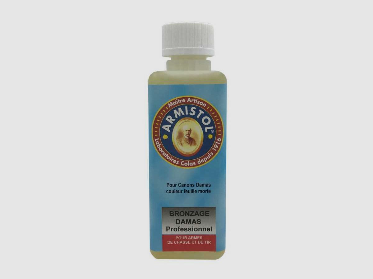 Brunitura Armistol 120ml per acciaio Damasco - Brunitura acciaio Damasco Armistol 120ml