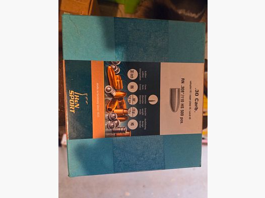 Haendler & Natermann proyectiles .308 7,1g/110grs. RK CuHS 500 piezas