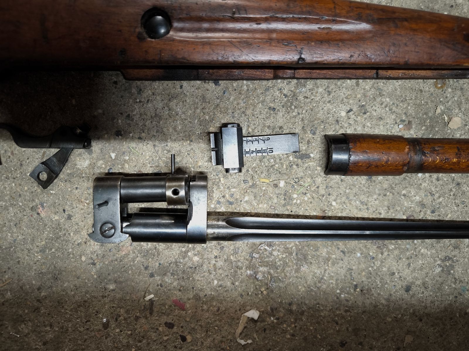 org. Mosin Nagant Schaft und Teile