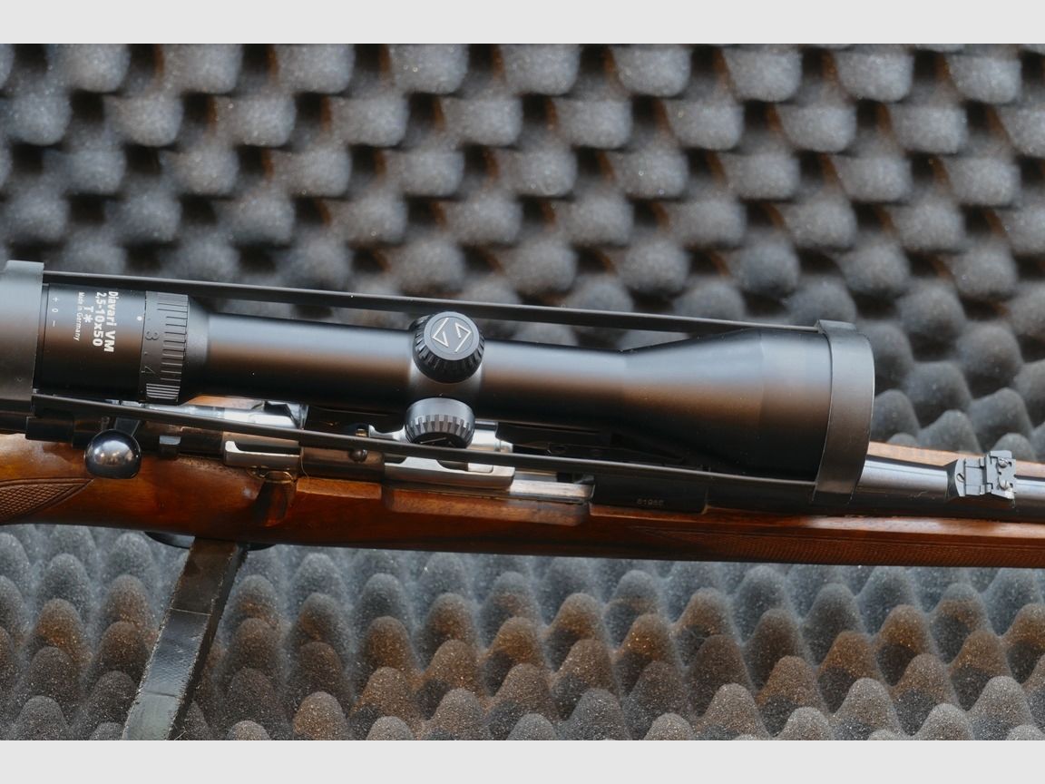 Repetierowy karabin, system 98, producent Luger, model L99, 30-06Spr, montaż EAW dla szyny wewnętrznej Zeiss