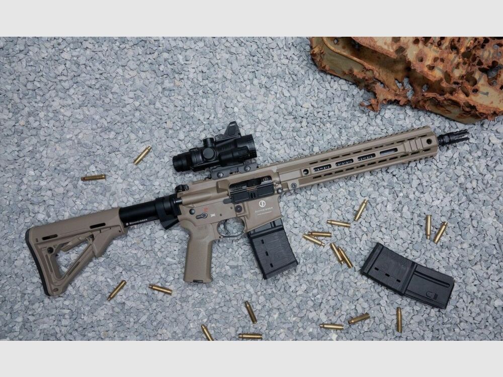 Schmeisser AR15 Solid Duty 12,5" FDE
