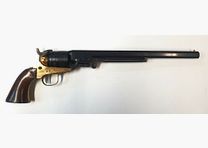C.O.M. (Consorzio Officine Meccaniche) Percussion Revolver COM Gardone Navy Model - .44 Black Powder Only, Buntline Revolver