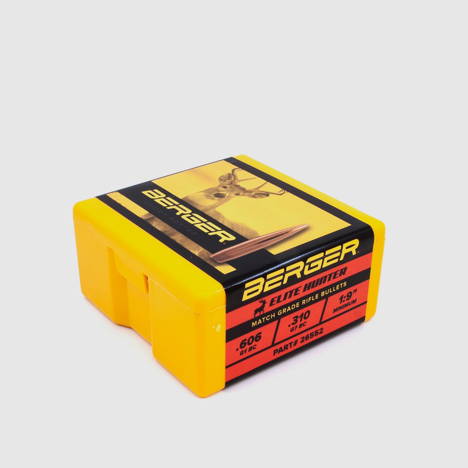 Berger Geschoss 6,5mm/.264 Elite Hunter 140GR 100 Stück