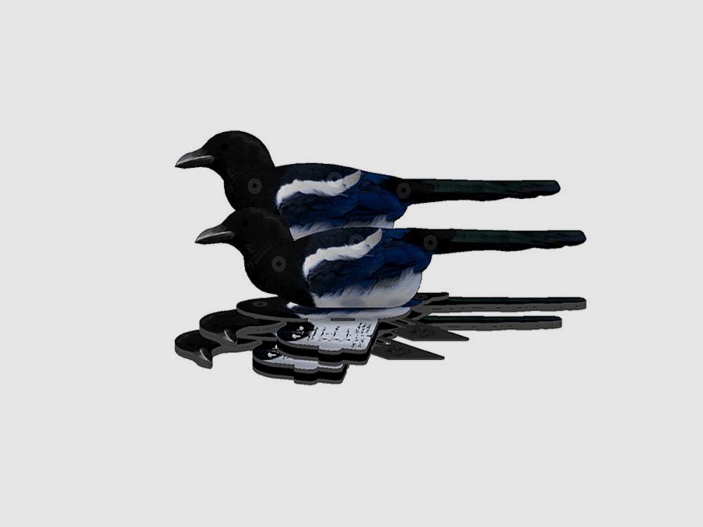 National Rifle Association FUD Lockvogel Elster 6er Pack