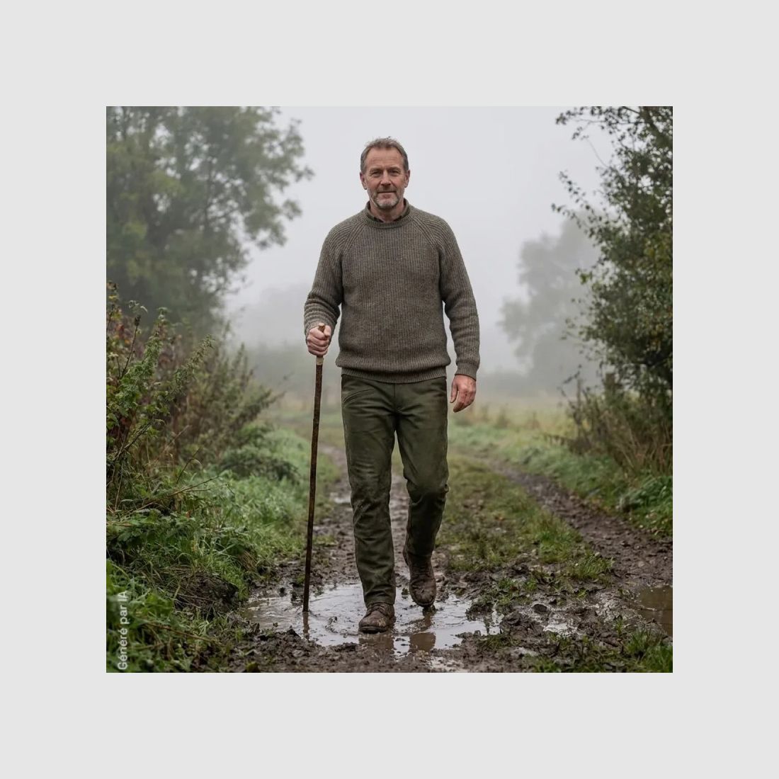 Deerhunter Strasbourg grüne wasserabweisende Lederhose, Bild 1 von 6