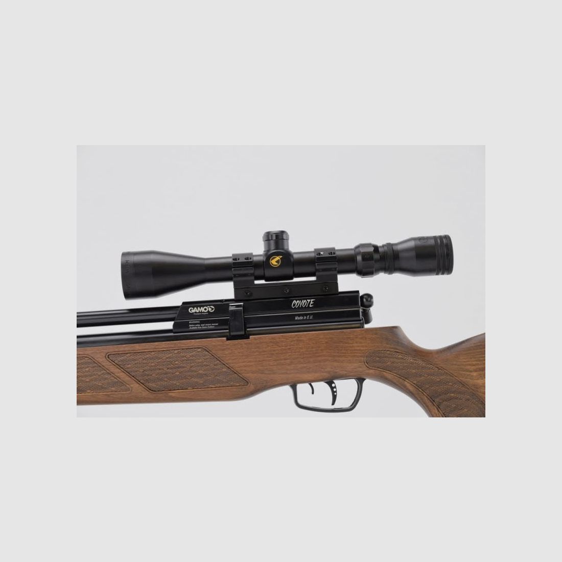Gamo Coyote Wood 5.5 mm mit Zielfernrohr und PCP-Pumpe, Bild 5 von 6