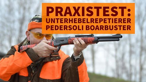 Pedersoli Boarbuster im Test: Wie gut ist der Unterhebelrepetierer für die Drückjagd?