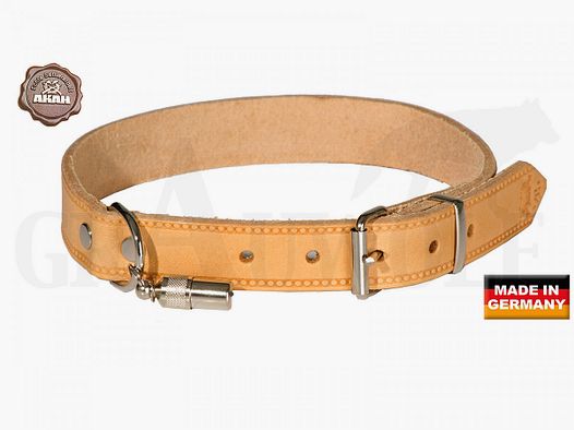 Collar AKAH remachado de cuero Fahl 55 cm