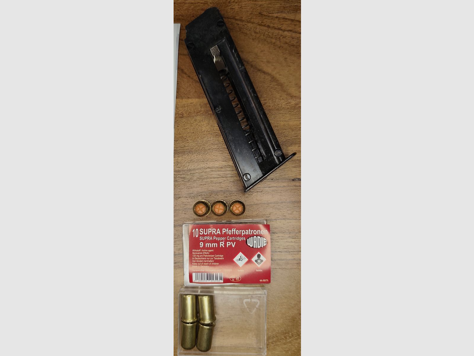 Weihrauch HW 94 Magazin + Wadi Supra Pfefferpatronen