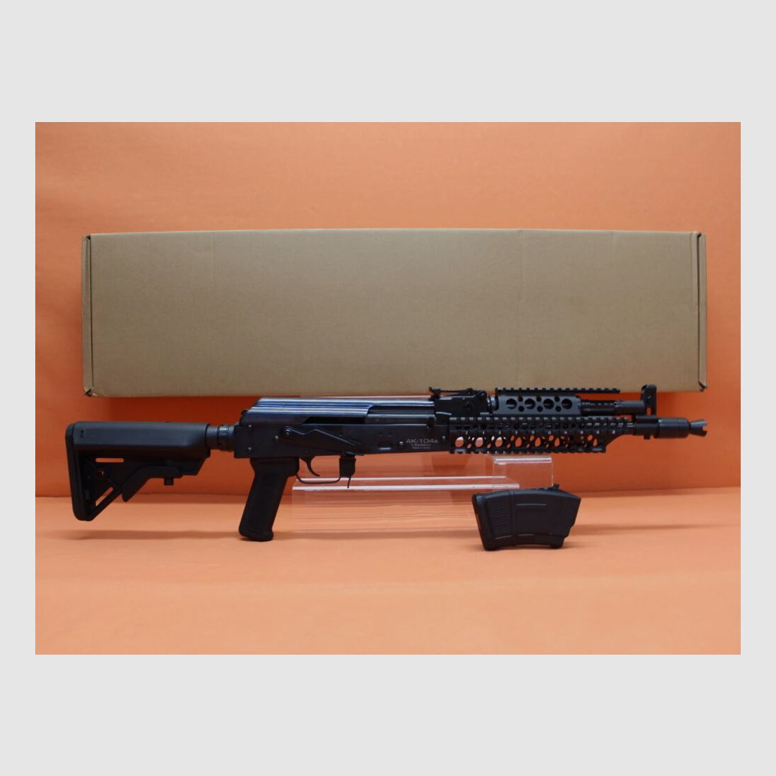 SDM Beijing Ha.Büchse 7,62x39 SDM AK-104s 12,5"/ 322mm Lauf/ 14mm Montageschiene/ Alu 4-Rail-System (AKM/AK47)