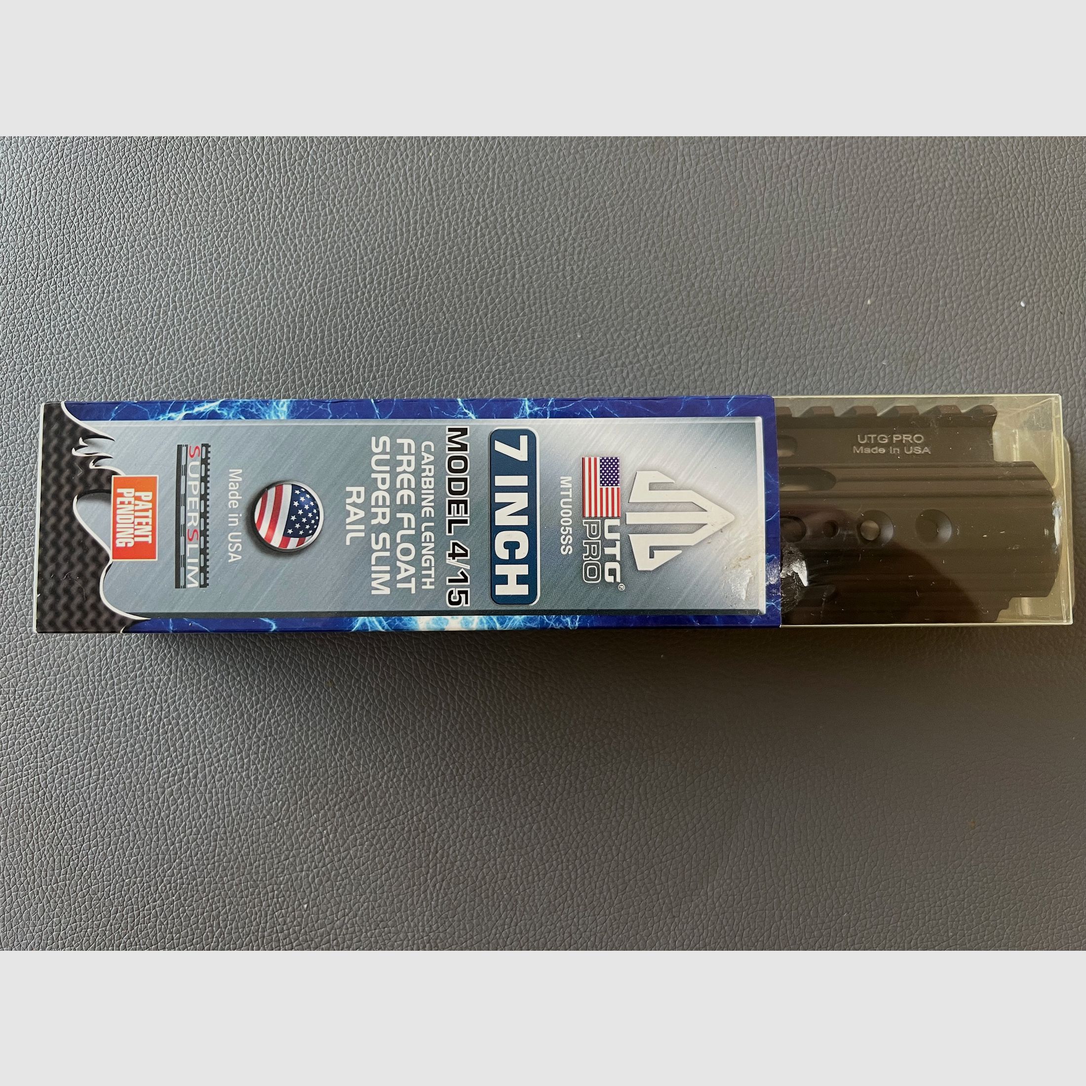 UTG PRO MTU005SS 7” Free Float Super Slim Rail – Made in USA – Neu in OVP